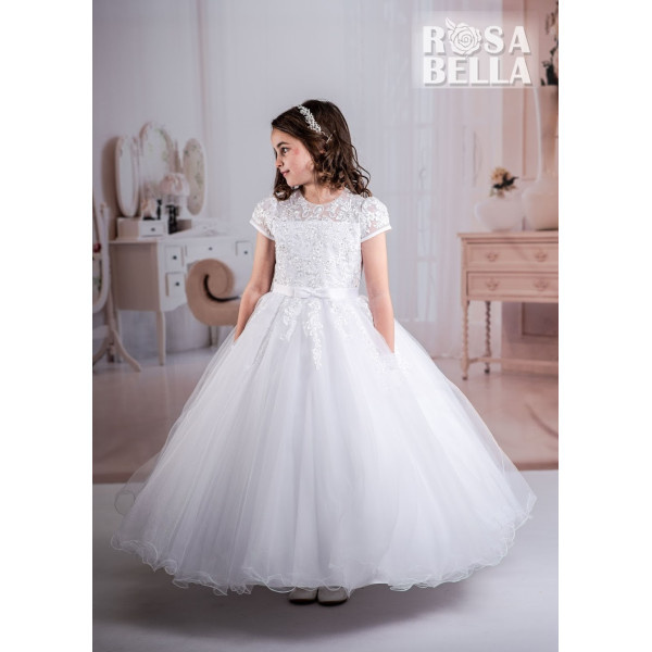 Sweetie Pie White First Holy Communion Dress Style RB631 Sweetie Pie White First Holy Communion Dress Style RB631