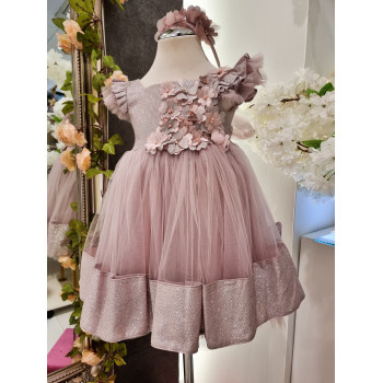 Dusky Pink Flower Girl/Special Occasion Dress Style 2110