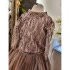 Beige/Pink 2 Piece Confirmation Set Style 2902