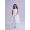 Peridot White First Holy Communion Dress Style JUNE