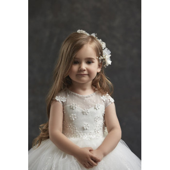 White First Holy Communion Dress Style 3038