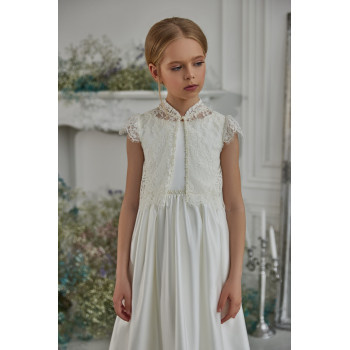 WHITE FIRST HOLY COMMUNION DRESS STYLE 3318