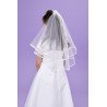 White First Holy Communion Veil Style DARCY
