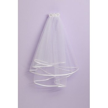 White First Holy Communion Veil Style OLIVIA
