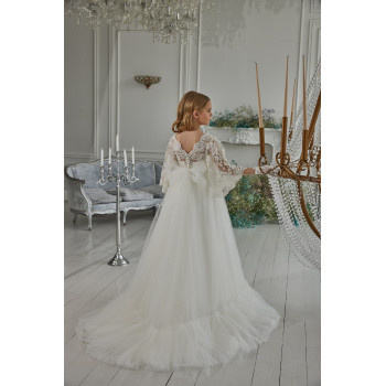 WHITE FIRST HOLY COMMUNION DRESS STYLE 3314