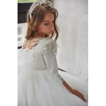 Ivory First Holy Communion Dress Style 3236