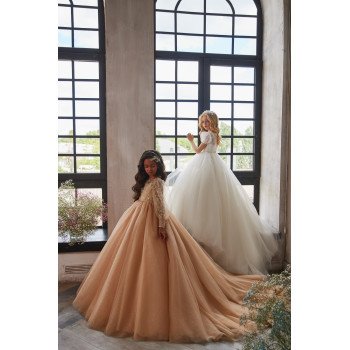 Ivory First Holy Communion Dress Style 3202