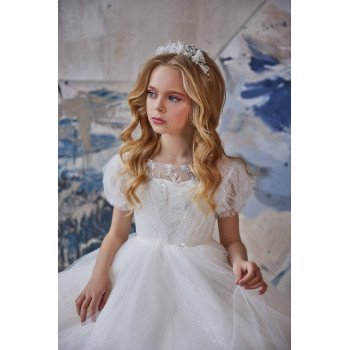 Ivory First Holy Communion Dress Style 3202