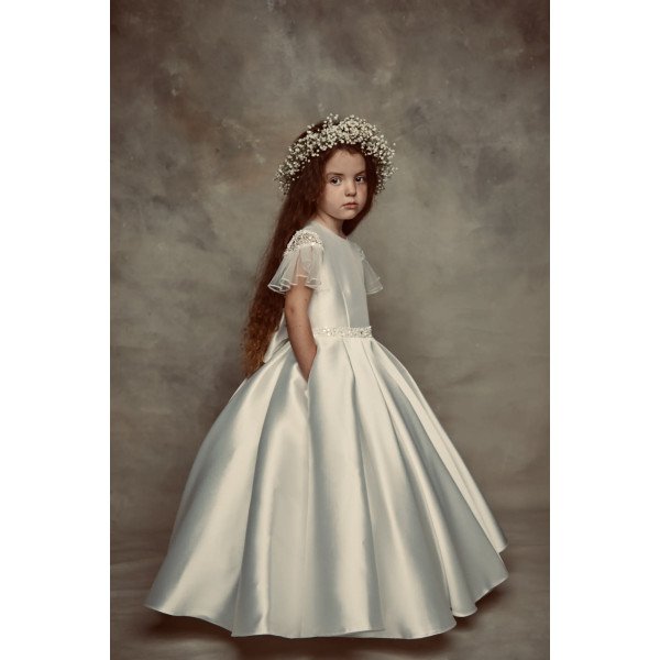 Ivory First Holy Communion Dress Style IS23448
