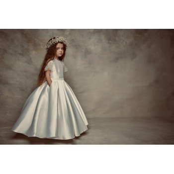 Ivory First Holy Communion Dress Style IS23448