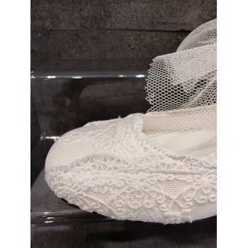 Handmade Ivory First Holy Communion Spanish Shoes Style 700810