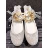 HANDMADE IVORY FIRST HOLY COMMUNION SPANISH SHOES STYLE 700809