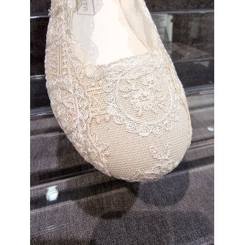 HANDMADE IVORY FIRST HOLY COMMUNION SPANISH SHOES STYLE 600814