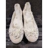 HANDMADE IVORY FIRST HOLY COMMUNION SPANISH SHOES STYLE 500809