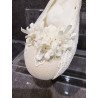 HANDMADE IVORY FIRST HOLY COMMUNION SPANISH SHOES STYLE 500809