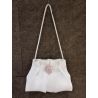 HANDMADE WHITE/PINK CARMY FIRST HOLY COMMUNION HANDBAG STYLE CL9793/55