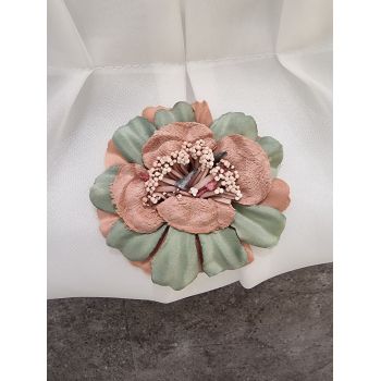 HANDMADE IVORY/PINK CARMY FIRST HOLY COMMUNION HANDBAG STYLE CL9793/60