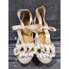 SPANISH IVORY FIRST HOLY COMMUNION SHOES BY TINNY SHOES STYLE 17214