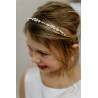 Silver First Holy Communion Headband Style 2368