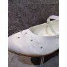 Satin White First Holy Communion Shoes Style 4956