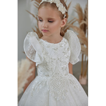 Ivory First Holy Communion Dress Style FM080