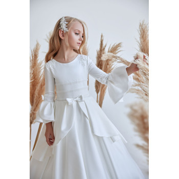 Ivory First Holy Communion Dress Style FM096