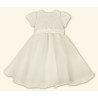 Sarah Louise Baby Girls Ivory Christening Dress Style 070094