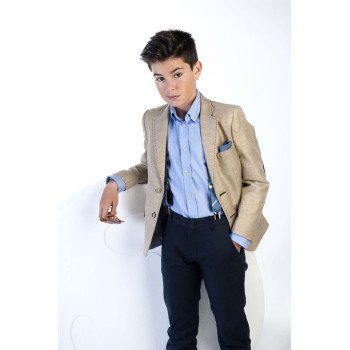 Beige First Holy Communion/Special Occasion Jacket Style 10-04037