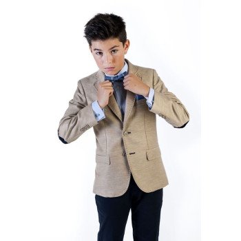 Beige First Holy Communion/Special Occasion Jacket Style 10-04037