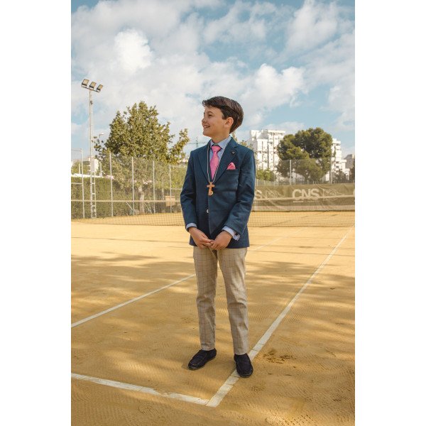 Dark Navy First Holy Communion Jacket Style 0-04053 Dark Navy First Holy Communion Jacket Style 0-04053