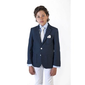 One Varones Navy First Holy Communion/Special Occasion Jacket Style10-04033
