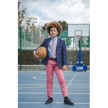 ONE VARONESSALMON PINK FIRST HOLY COMMUNION/SPECIAL OCCASION BOYS TIE STYLE 10-08023G 166