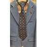 ONE VARONES BOYS NAVY FIRST HOLY COMMUNION/SPECIAL OCCASION BOYS TIE WITH MARINE MOTIF STYLE 10-08023 166
