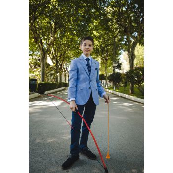 One Varones Navy With Stars First Holy Communion/Special Occasion Handkerchief Style 10-08024 192