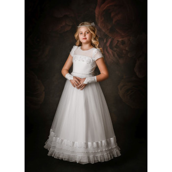 HANDMADE FIRST HOLY COMMUNION DRESS STYLE A1