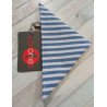 ONE VARONES NAVY/WHITE STRIPEY FIRST HOLY COMMUNION/SPECIAL OCCASION HANDKERCHIEF STYLE 10-08016A 122