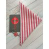 ONE VARONES STRIPEY WHITE/RED FIRST HOLY COMMUNION/SPECIAL OCCASION HANDKERCHIEF STYLE 10-08016A 123