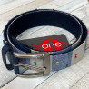 One Varones Blue&White With Patterns Holy Communion/Special Occasion Boys Belt Style 10-09008C 107