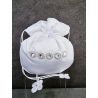 Satin White First Holy Communion Handbag Style 6031