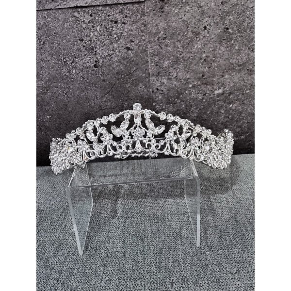 SILVER FIRST HOLY COMMUNION TIARA STYLE 5907 SILVER FIRST HOLY COMMUNION TIARA STYLE 5907