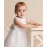CHRISTENING BABY GIRL DRESS IN WHITE STYLE LAYLA CHRISTENING BABY GIRL DRESS IN WHITE STYLE LAYLA