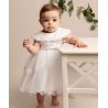 CHRISTENING BABY GIRL DRESS IN IVORY STYLE HAZEL
