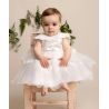 CHRISTENING BABY GIRL DRESS IN IVORY STYLE HAZEL CHRISTENING BABY GIRL DRESS IN IVORY STYLE HAZEL