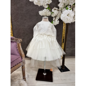 Handmade Ivory Christening Dress Style AISHA