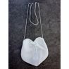 PERFECT SIMPLE COMMUNION BAG WITH PEARLS STRAP STYLE HB010