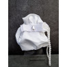 WHITE HANDMADE FIRST HOLY COMMUNION HANDBAG STYLE WP032