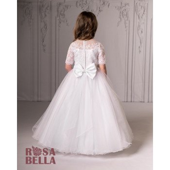 Sweetie Pie First Holy Communion White Dress Style RB641