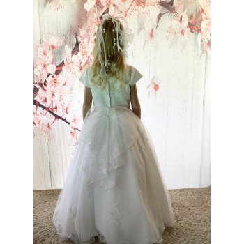 Sweetie Pie First Holy Communion White Dress Style RB641