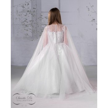 Sweetie Pie First Holy Communion White Dress Style SR718