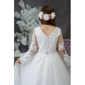 Handmade White First Holy Communion Dress Style HINATA MCH